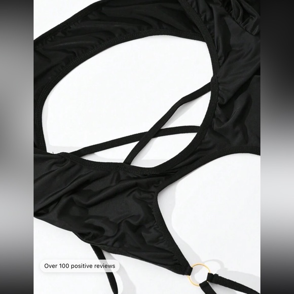 Sexy Hollow Out Lace Up Bodysuit Tempting Lingerie For Women, Erotic Sleepwear - Picture 7 of 10